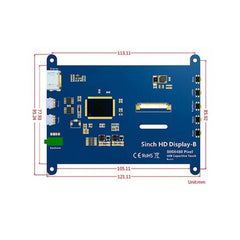 RC050 5 inch Capacitive Touch LCD Display 800x480 for Raspberry Pi 5/ PC/ SONY PS4