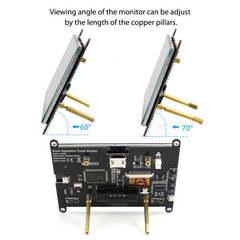 RC050S HD 5 Inch 800x480 Capacitive Touch Monitor Built-in Speaker with Backlight Control