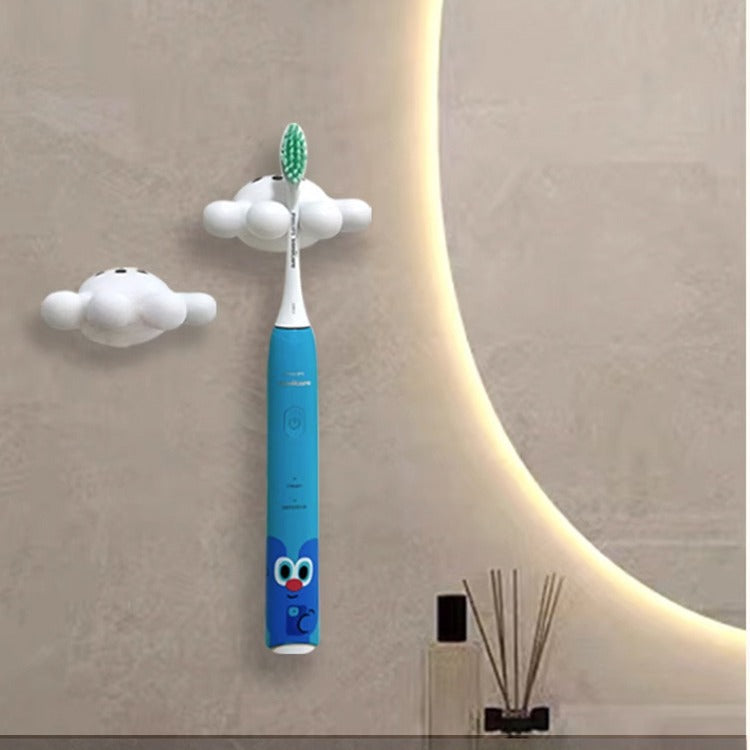 Cute Palm Toothbrush Holder - Bathroom Hook Hanger - Traceless Multi-functional Door Key Storage  Space-saving Solution