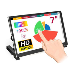 RC070S 7 inch 1024*600 IPS Capacitive Touch Monitor Compatible with Raspberry Pi 5/4/3/2