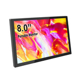 SH080 8 Inch Portable LCD Display 1280x800 Monitor Built-in Speakers compatible with Raspberry Pi/ Laptop/ Jetson Nano